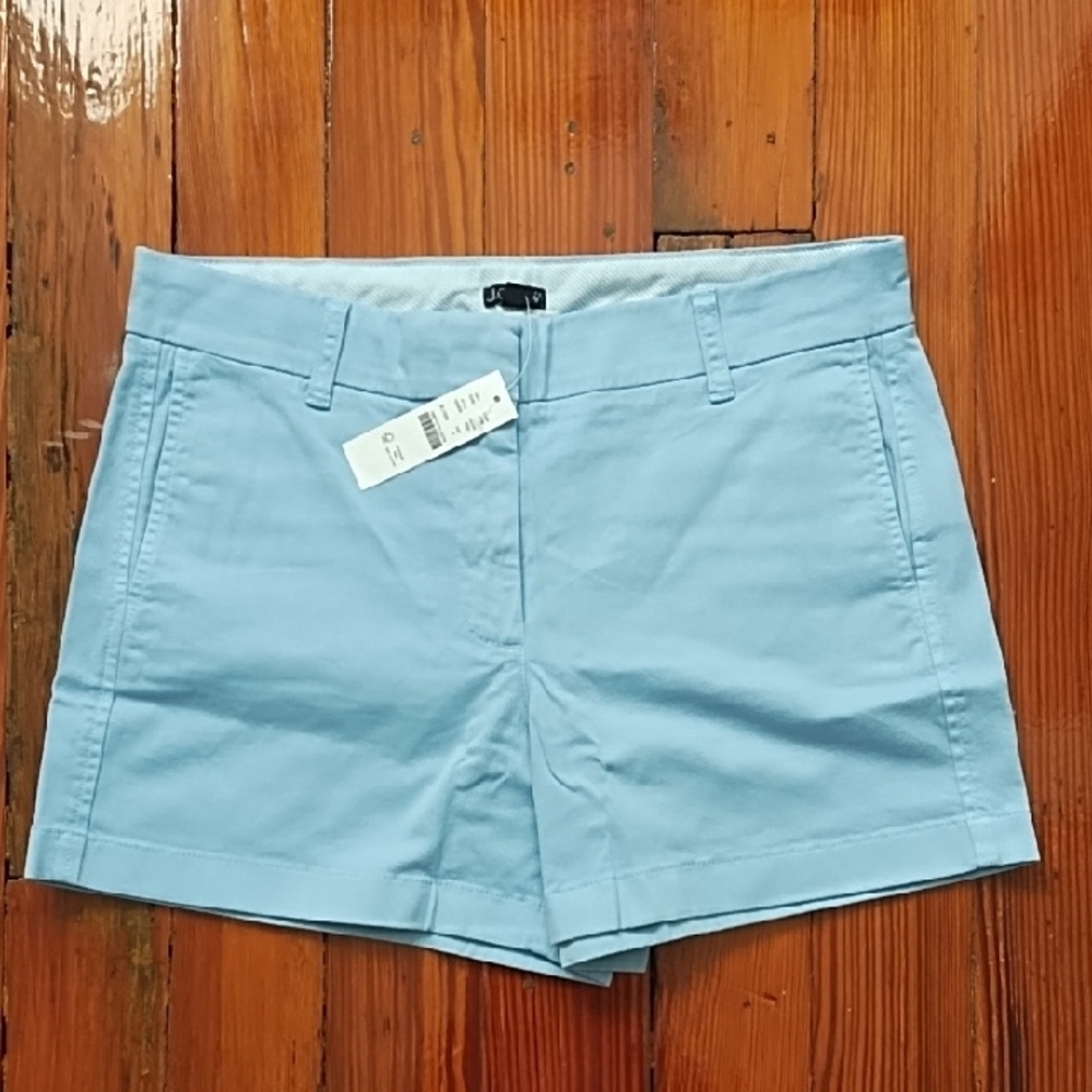 J. Crew Blue Bermuda Shorts Classic Chino Style